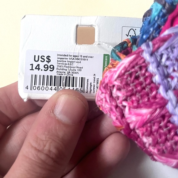 🏷️🆕🎉 pink & purple colorful threaded knotted headband - Picture 12 of 12